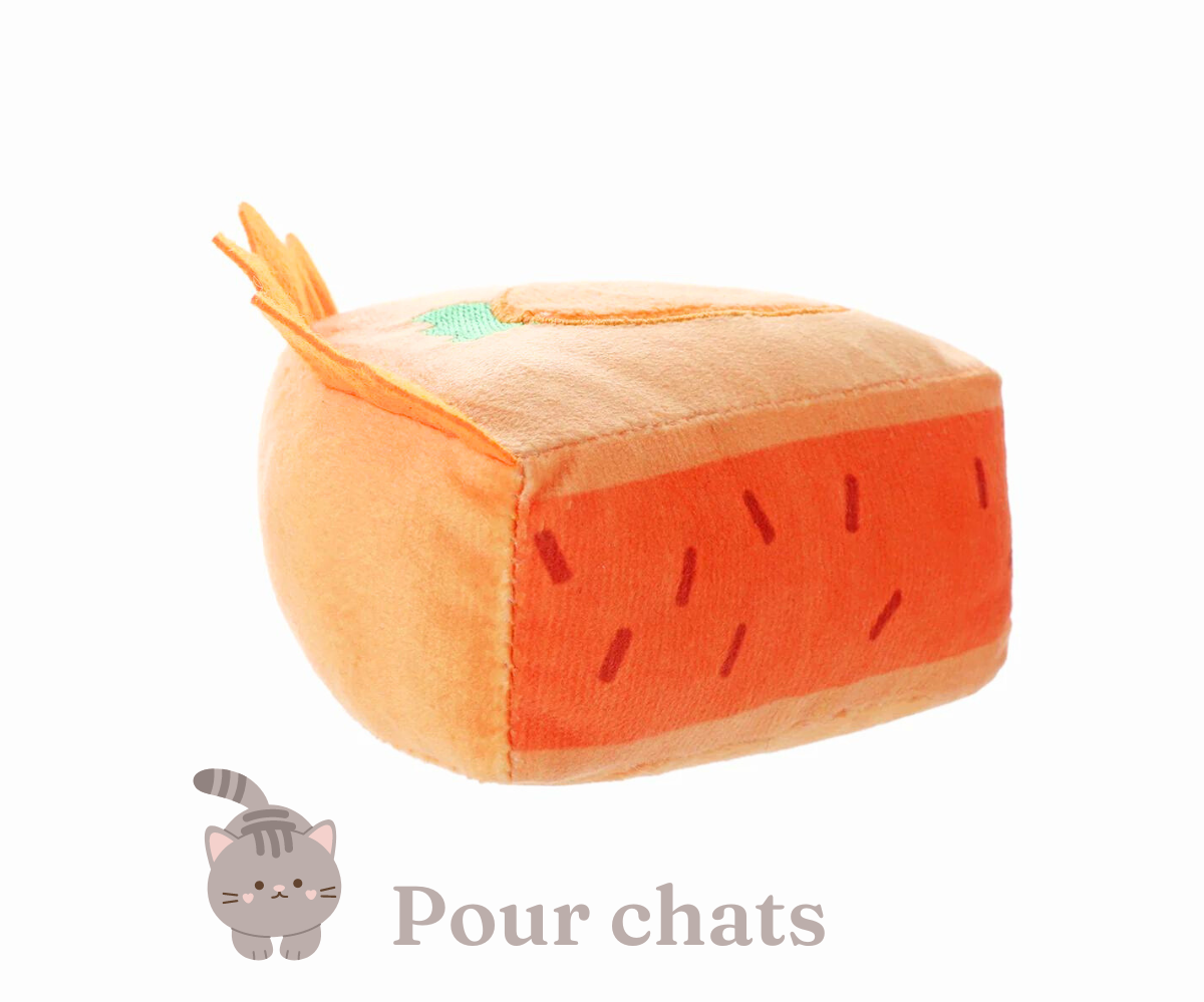 Jouet pour chat - Gâteau à la carotte