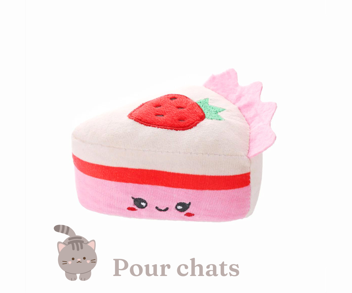 Jouet pour chat - Gâteau à la fraise