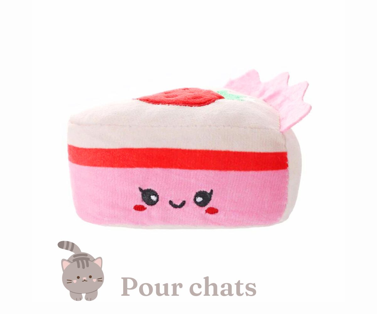 Jouet pour chat - Gâteau à la fraise