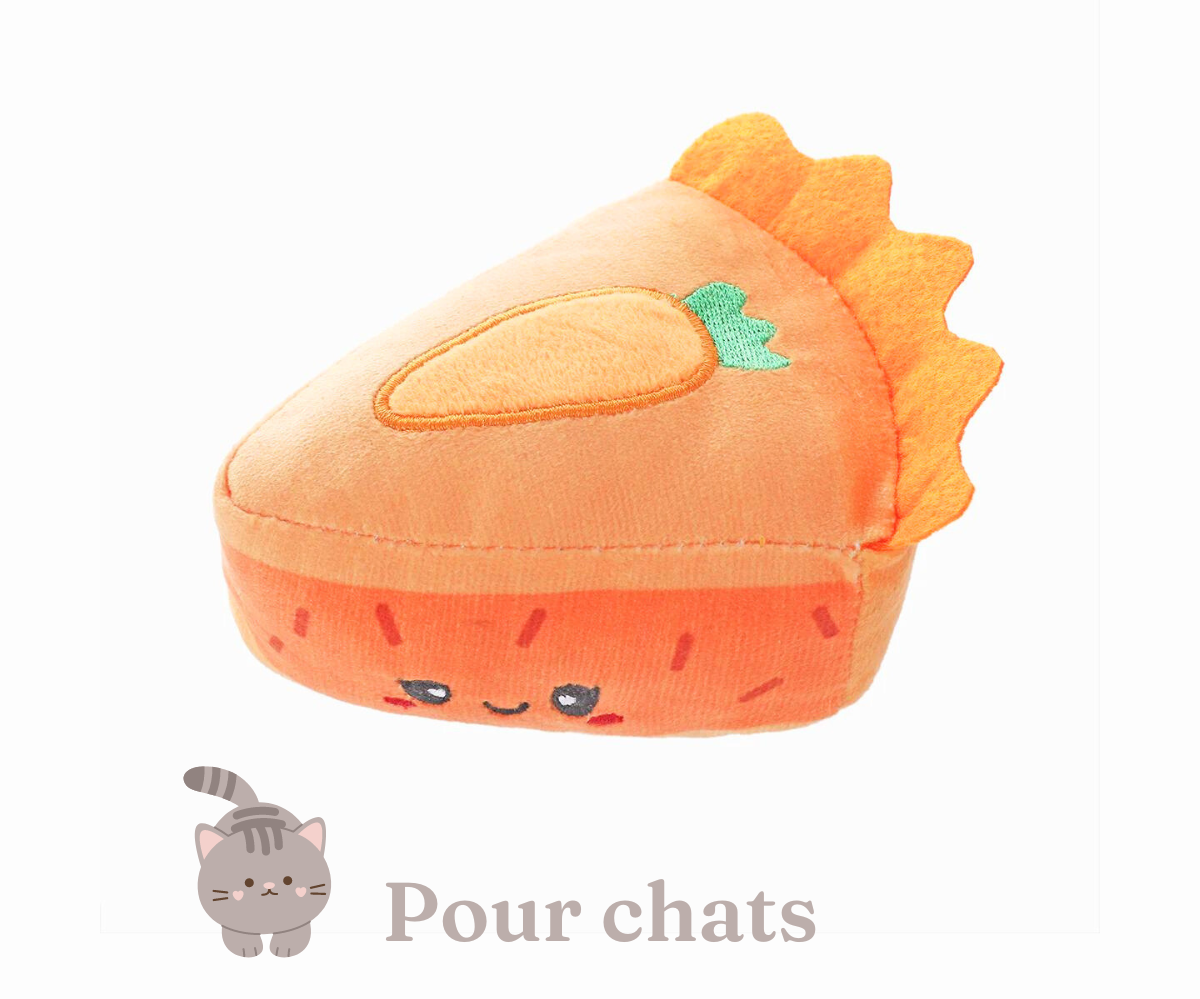 Jouet pour chat - Gâteau à la carotte